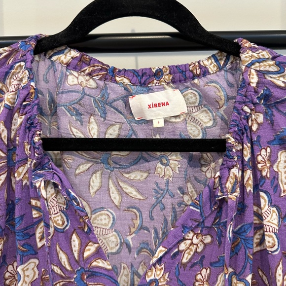 Xirena floral boho like top size S - Picture 2 of 4